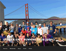 Tablet Screenshot of goldengaterunningclub.org